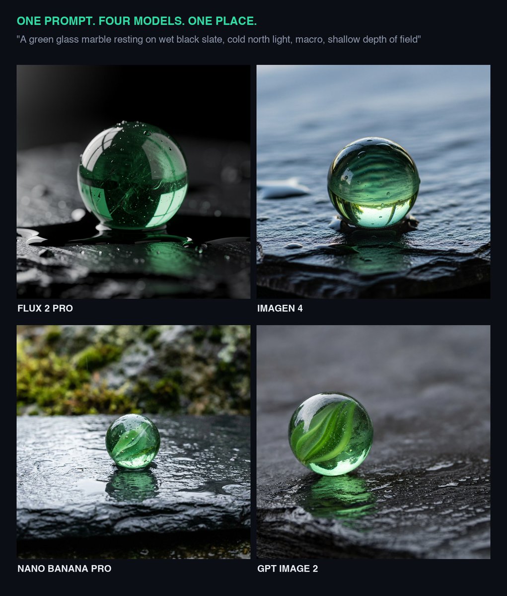 Glass Marble on Wet Slate Macro preview image