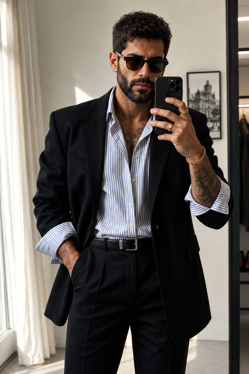 Minimalist Editorial Mirror Selfie preview image