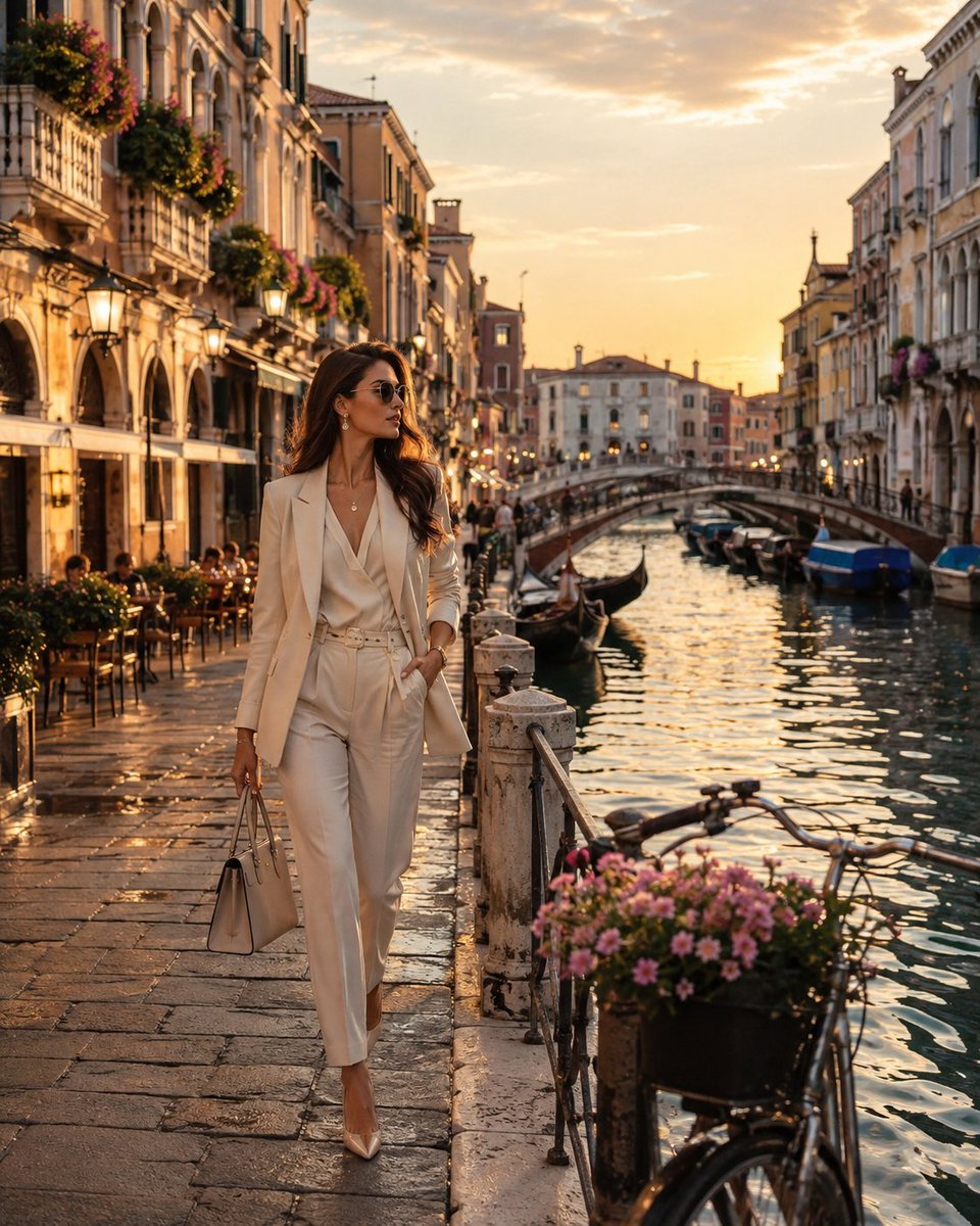 Cinematic Venetian Fashion Editorial preview image