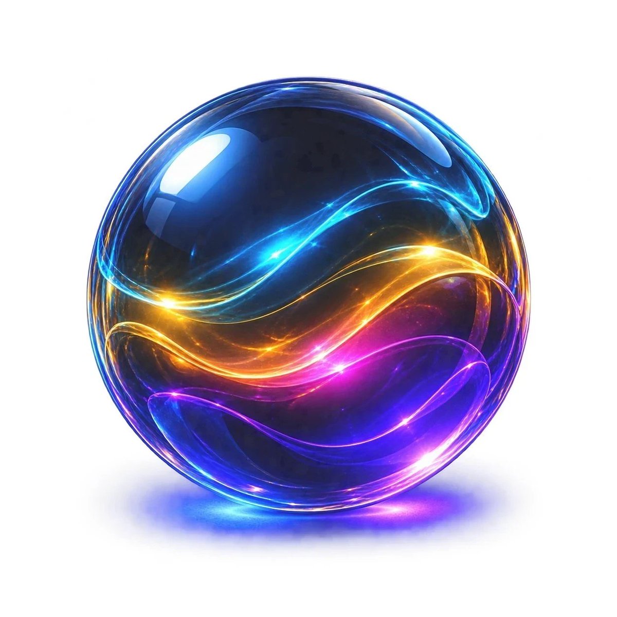 Neon Glass Energy Orb preview image