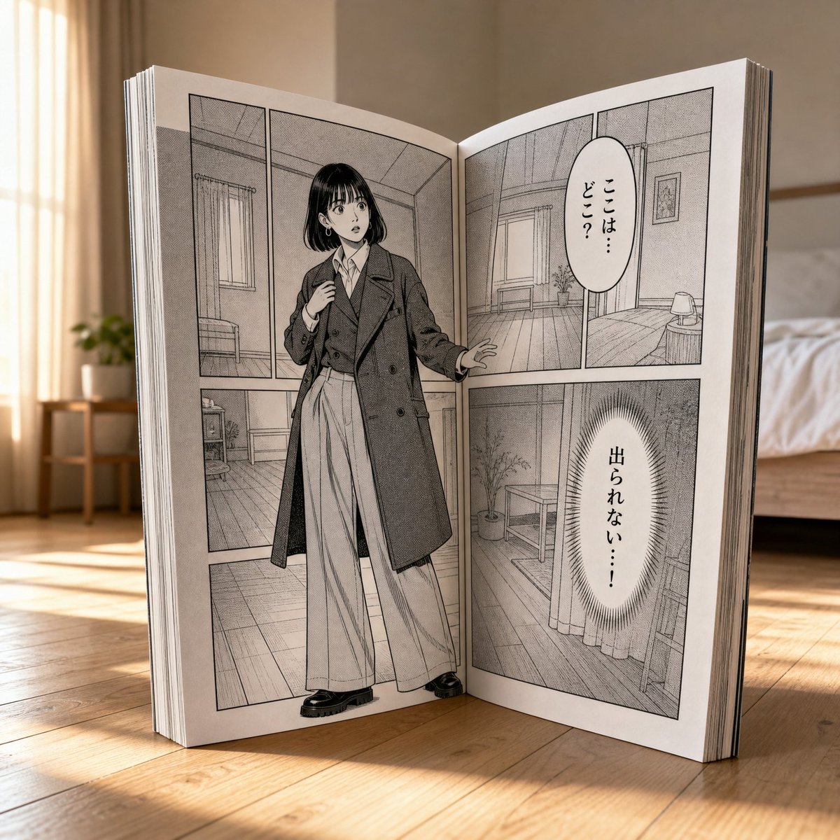 Manga Book Escape Storyboard preview image