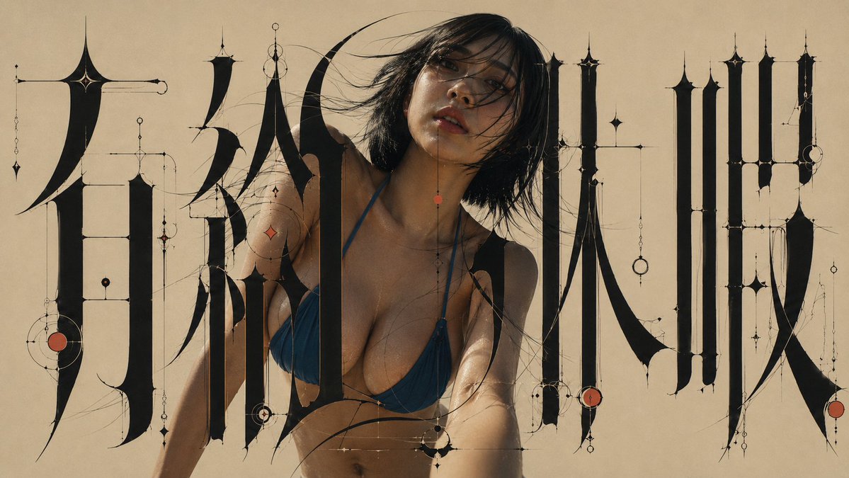 Architectural Typographic Portrait Fusion preview image