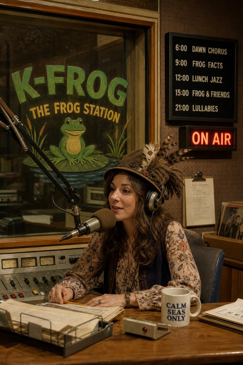 1970s Photorealistic Radio Studio Booth preview image