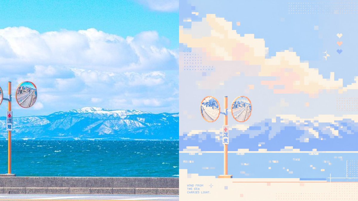 Pastel Pixel Coastal Reconstruction preview image