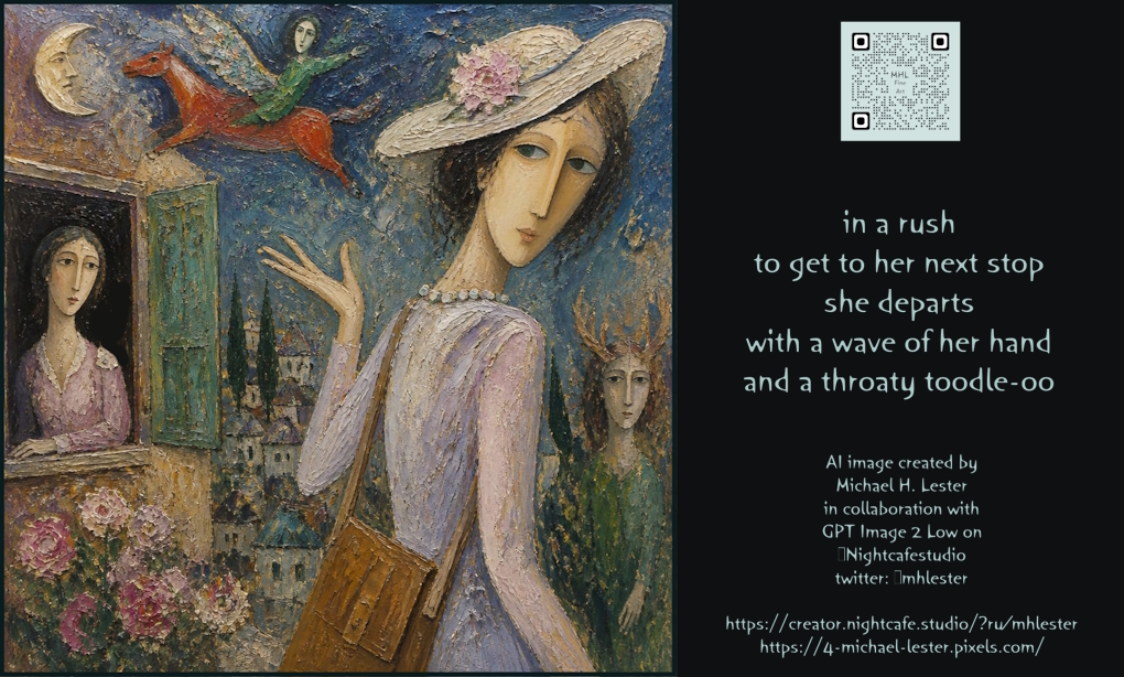 Poetic Wave of Departure Portrait preview image