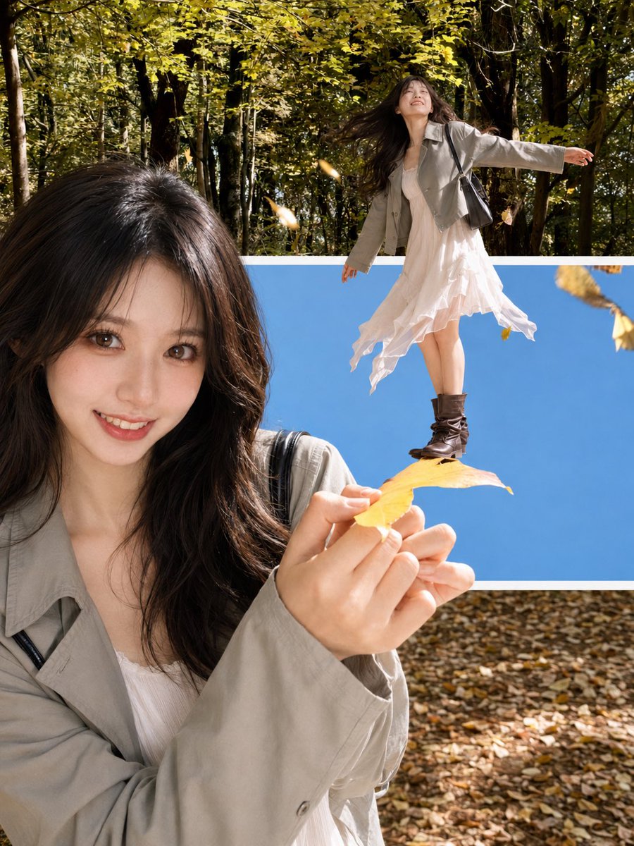 Autumn Leaves Portrait preview image
