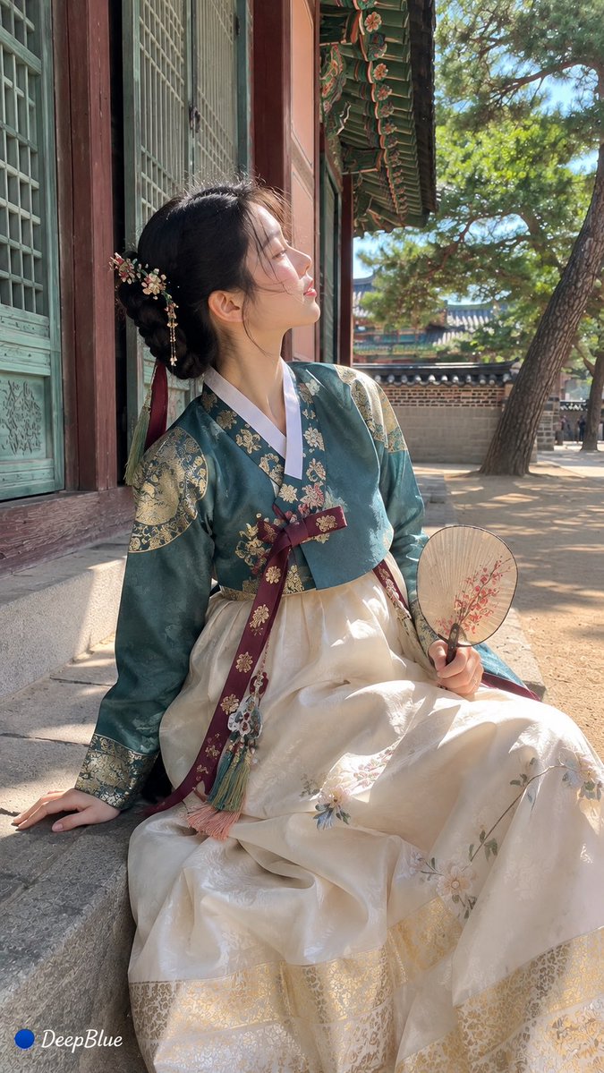 Traditional Korean Hanbok Portrait preview image