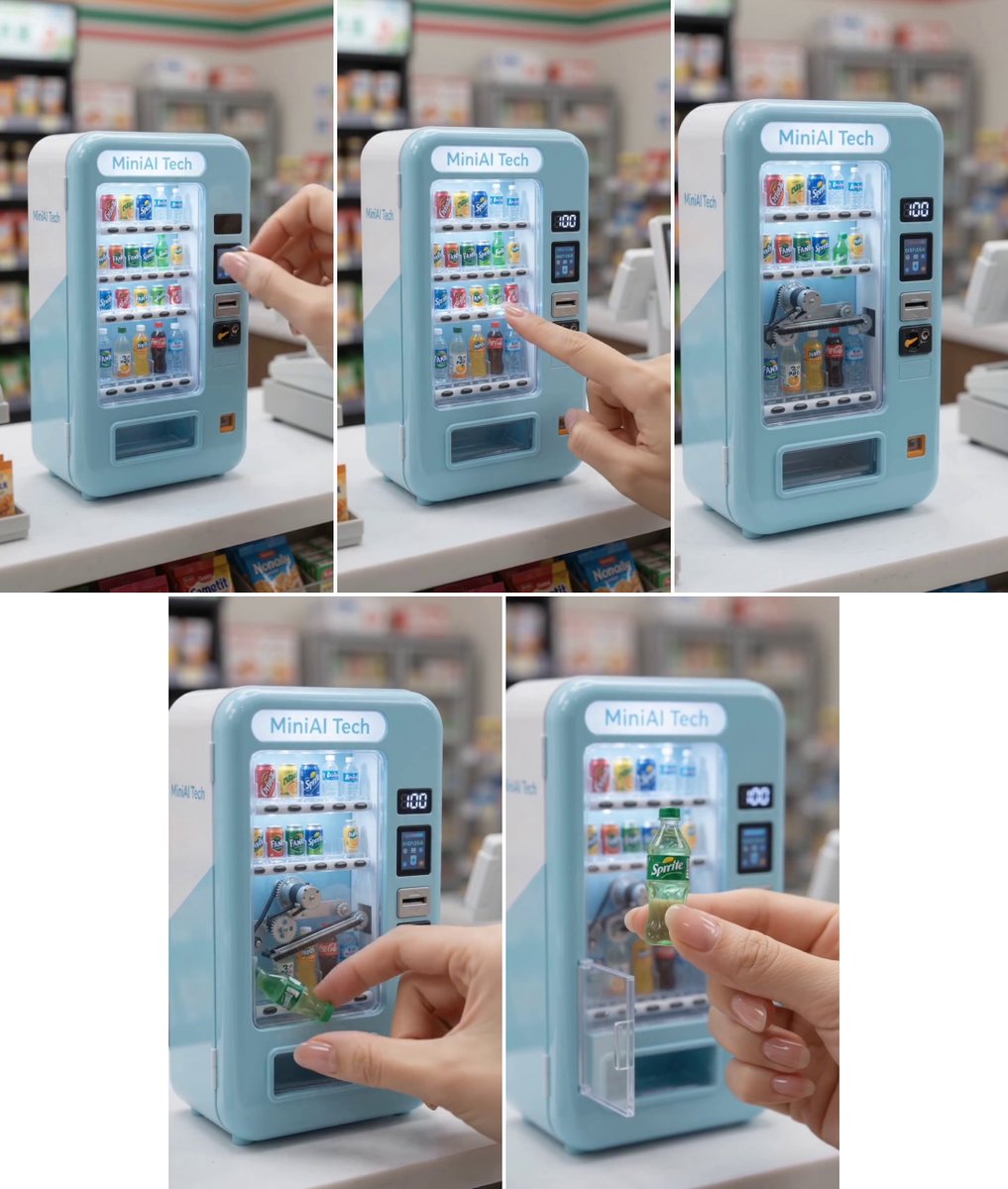 MiniAI Tech Vending Machine Collage preview image