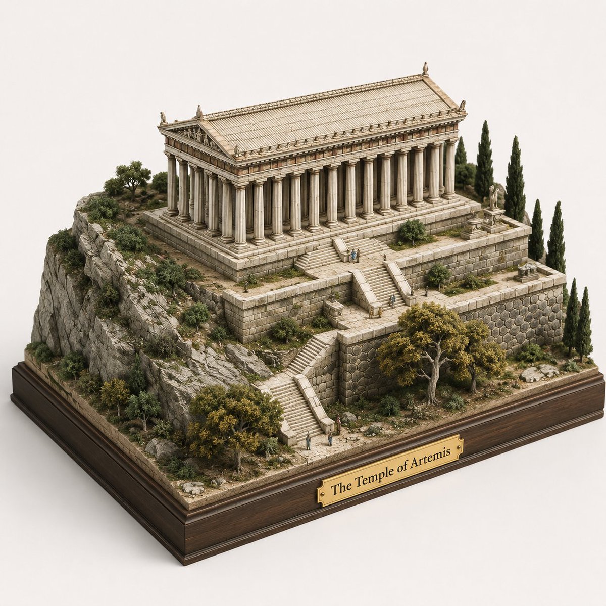 Ancient Temple 3D Diorama preview image