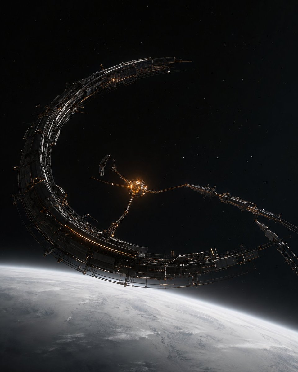 Crescent Orbital Megastructure preview image