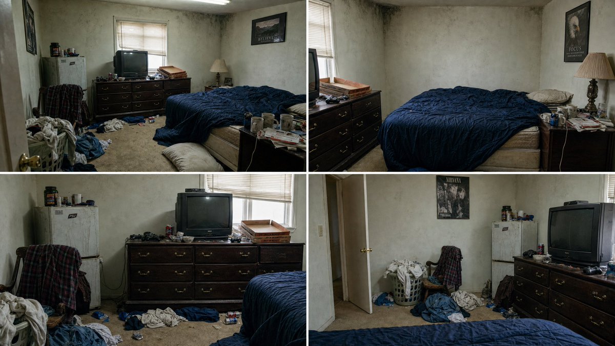 Multi-Angle Consistent Interior Room Grid preview image