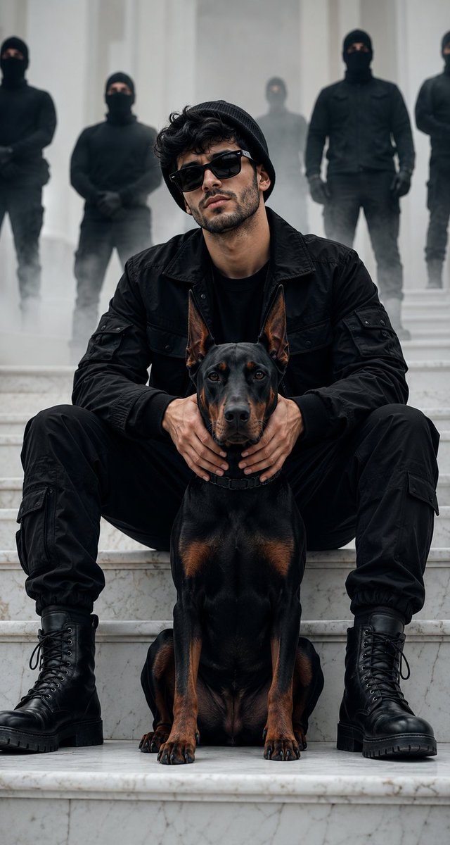 Luxury Streetwear Doberman Portrait preview image