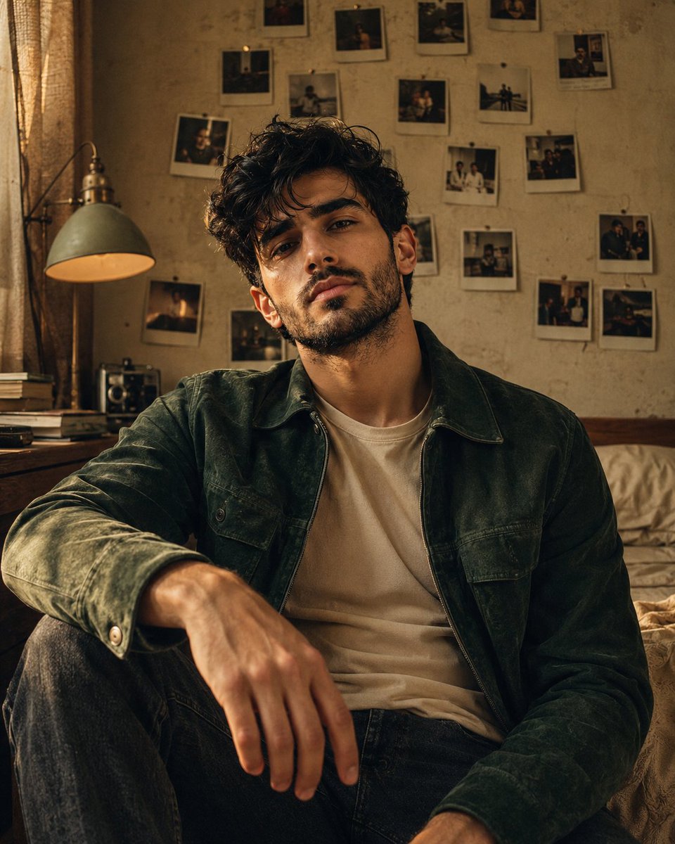 Vintage Bedroom Cinematic Portrait preview image
