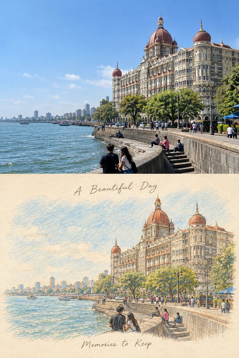 Travel Journal Sketch Poster preview image