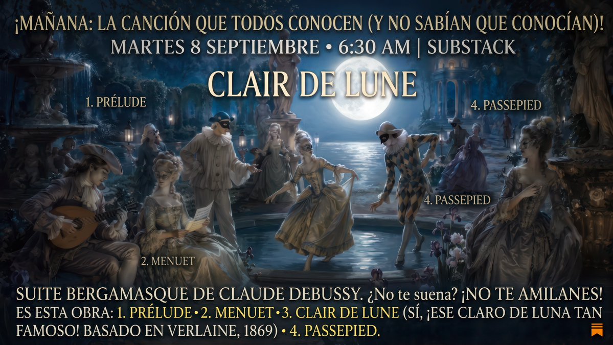 Clair de Lune Rococo Poster preview image