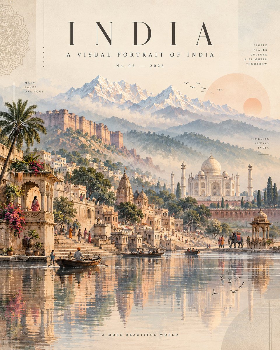 Elegant India Travel Poster preview image