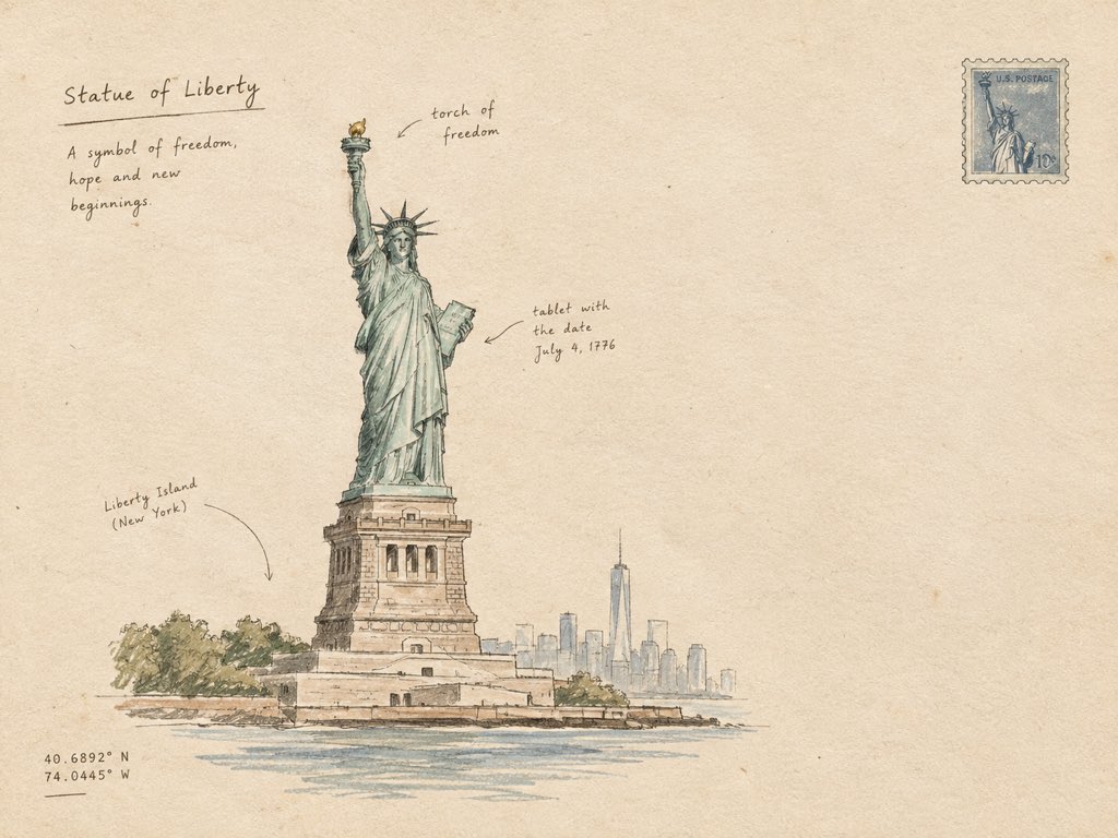 Minimal Hand-Drawn Architectural Sketch preview image
