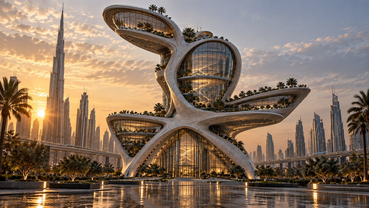 Futuristic Building Transformation preview image