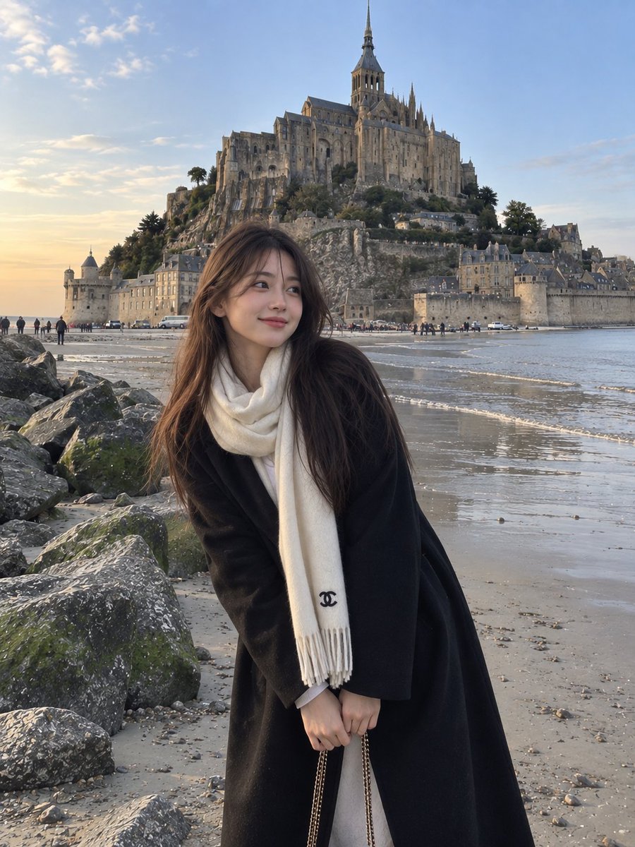 Candid Travel Portrait European Coast preview image