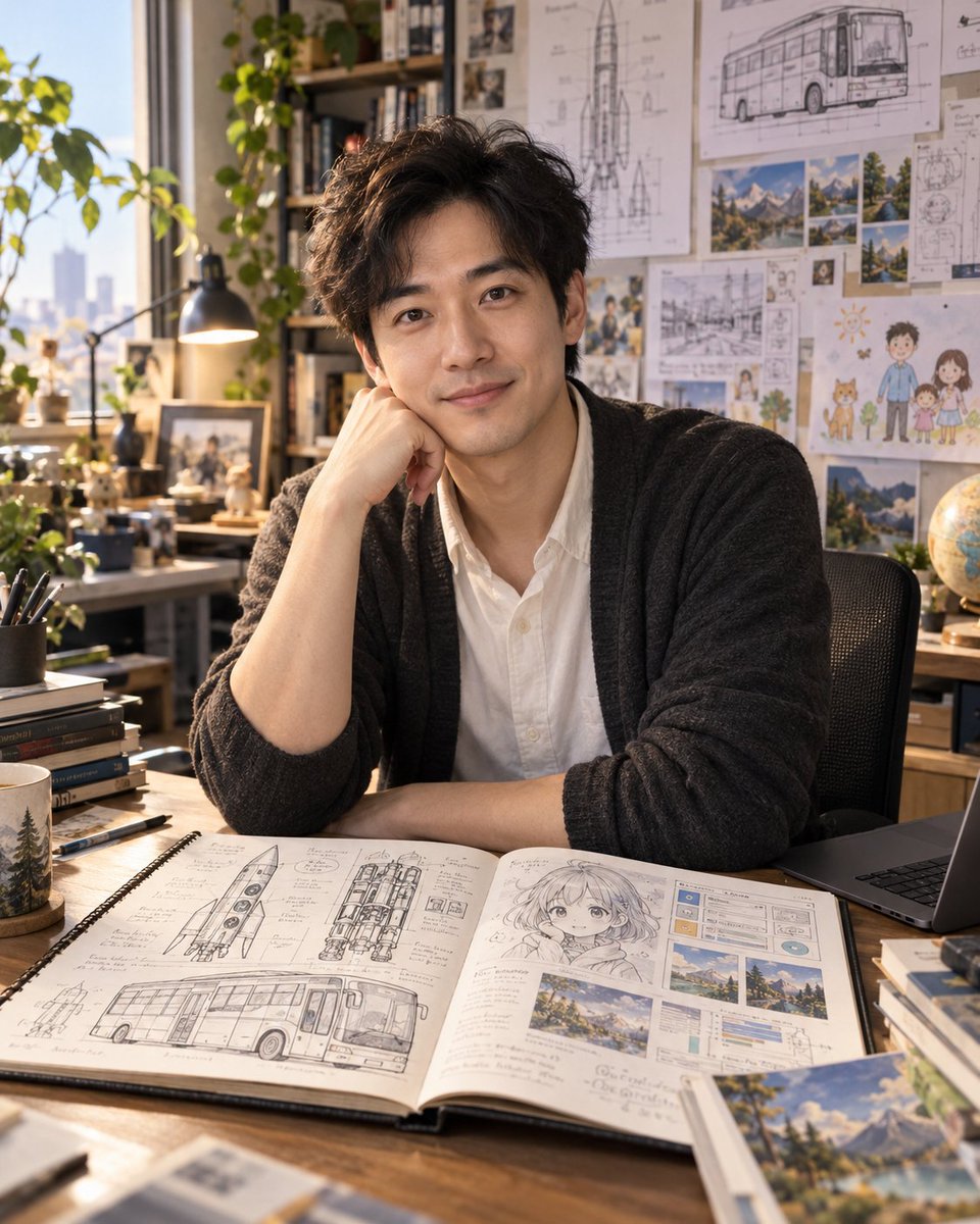 AI Identity Human Reflection Portrait preview image