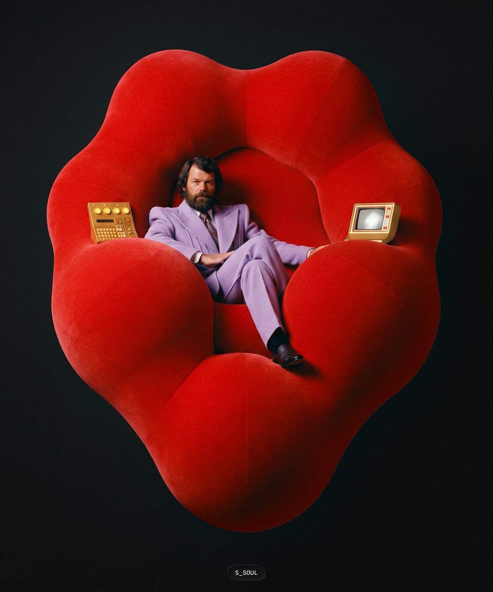 Retro Surreal Chair Portrait preview image
