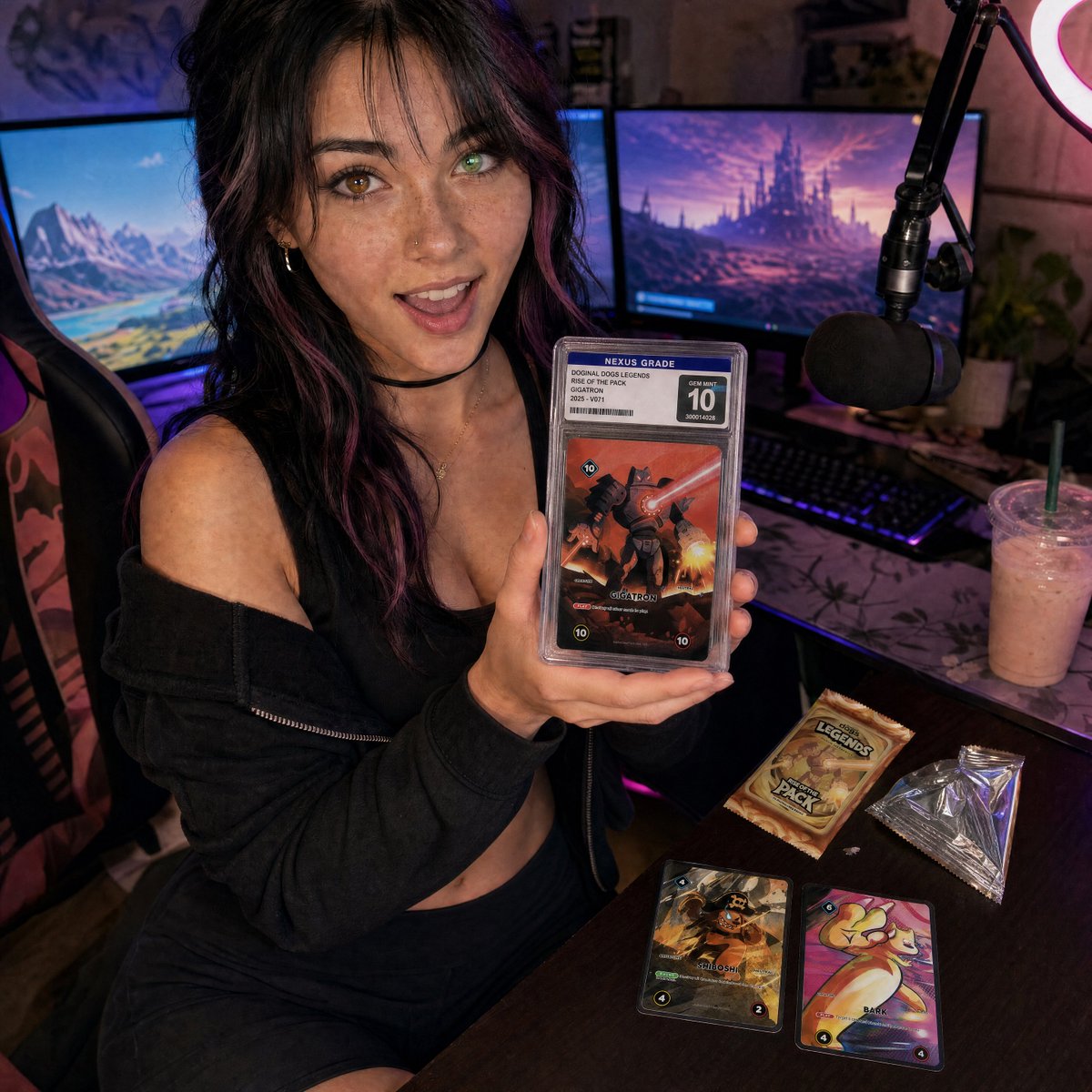 Streamer Trading Card Product Shot preview image