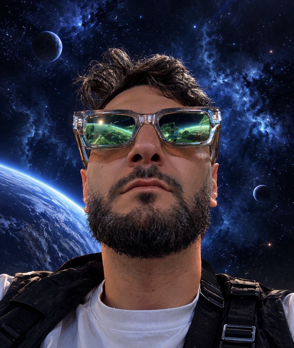Cinematic Space Selfie Portrait preview image