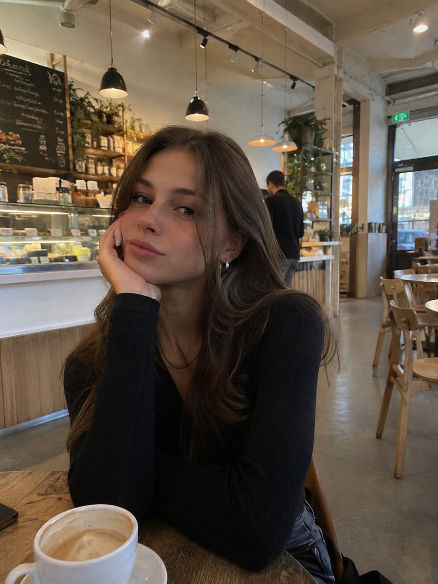 Realistic iPhone Cafe Portrait preview image