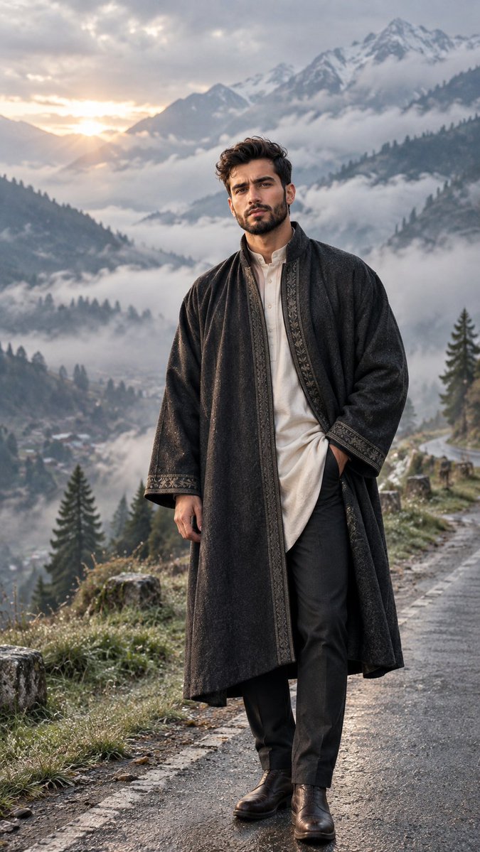 Cinematic Portrait in Misty Kashmir preview image