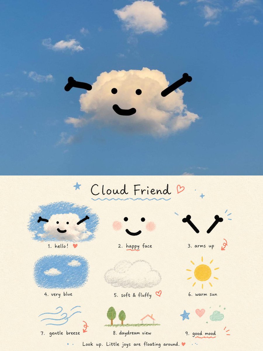 Cloud Friend Scrapbook Poster preview image
