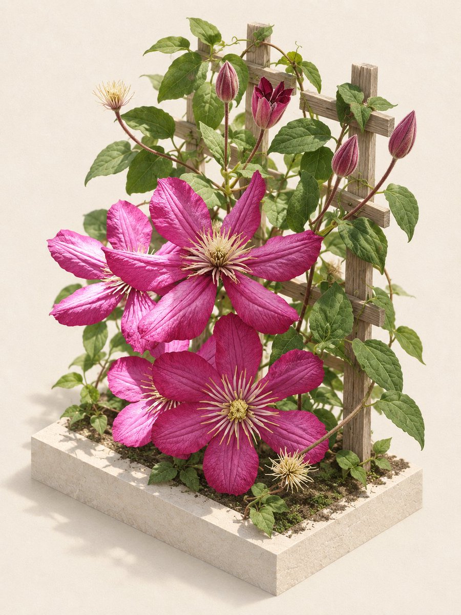 Editorial Clematis Garden Diorama preview image