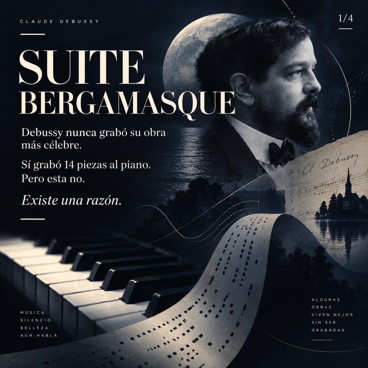 Claude Debussy Suite Bergamasque Poster preview image