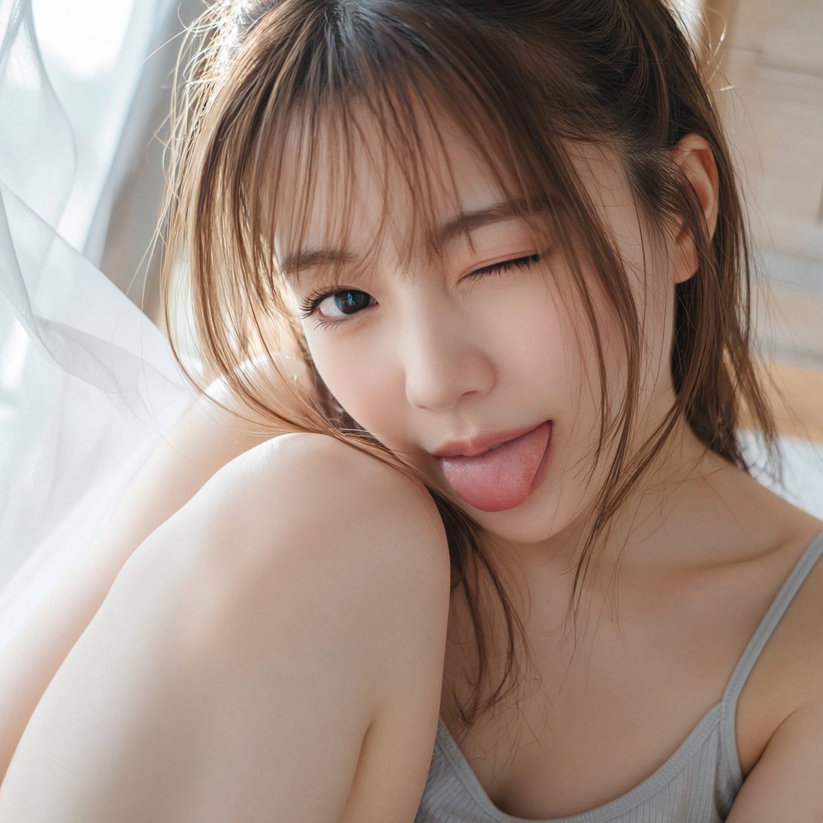 Playful Morning Selfie Portrait preview image