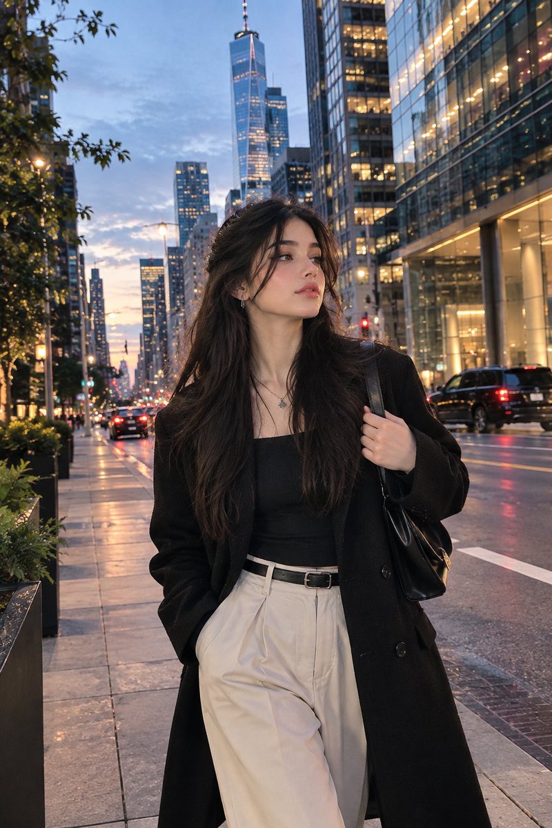 NYC Blue Hour Street Style Portrait preview image