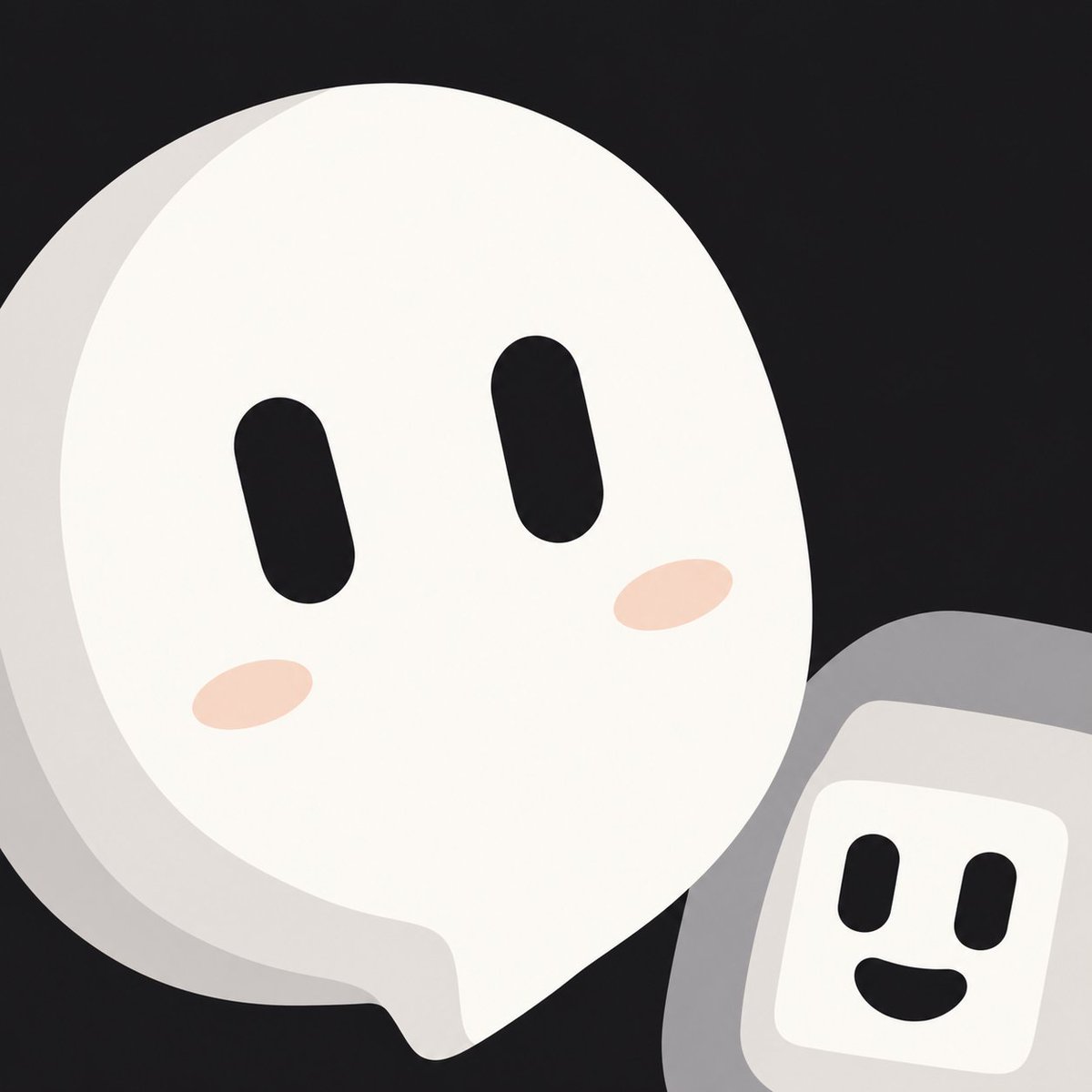 Cute Speech Bubble Mascot Profile Icon preview image