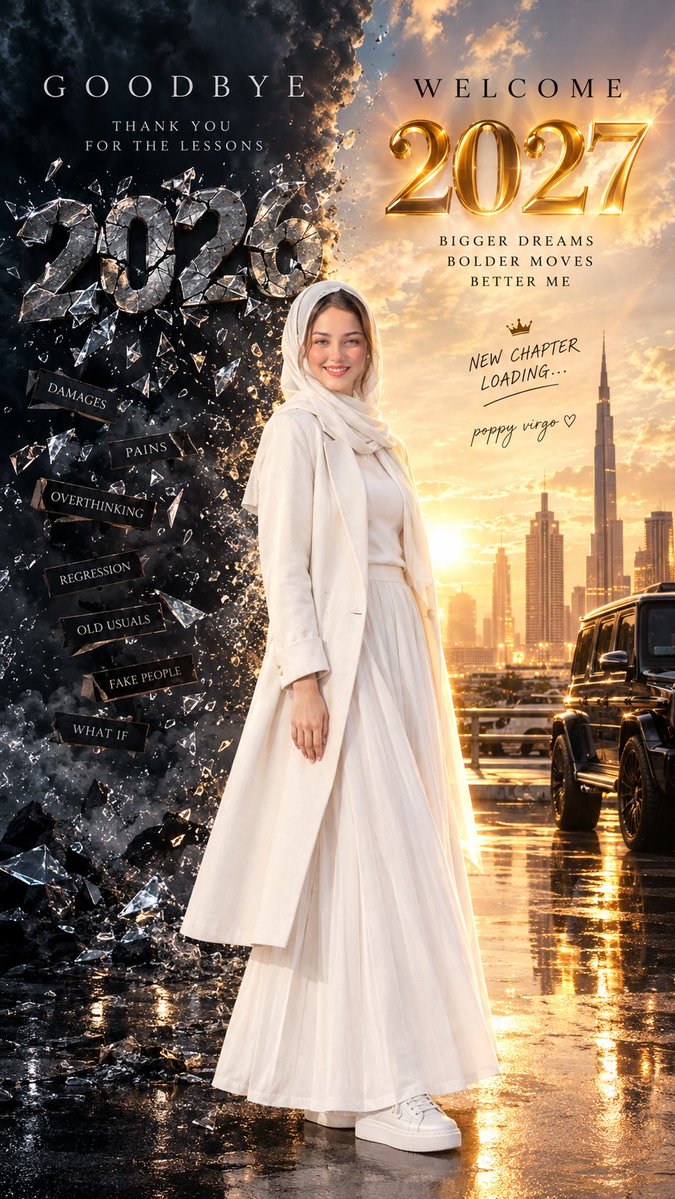 New Year Transformation Poster preview image