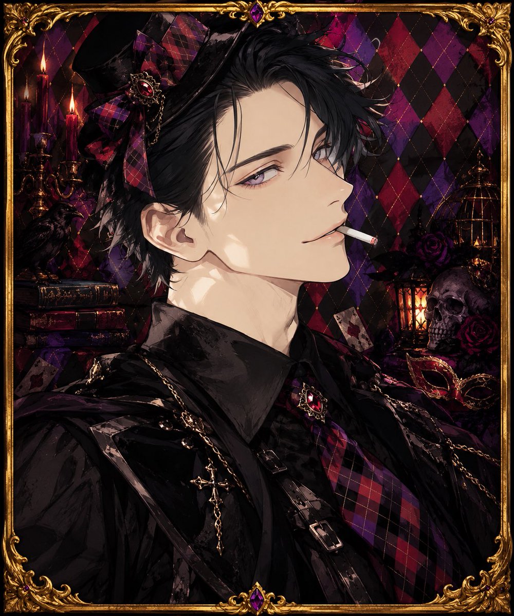 Gothic Anime Portrait preview image