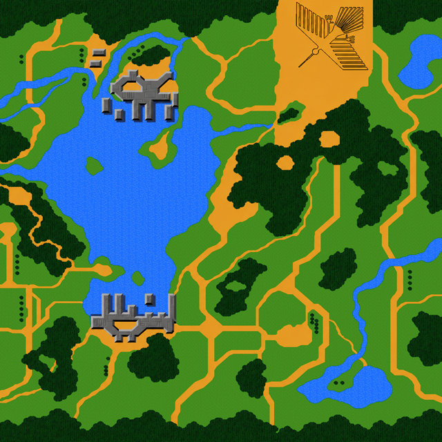 Seamless Retro Game Map Texture Generator preview image