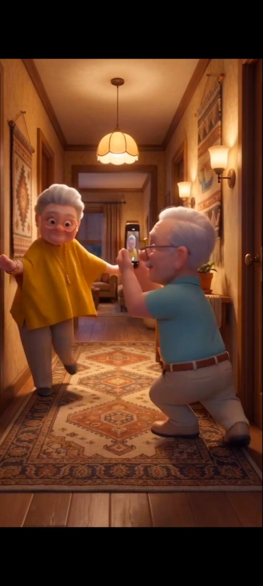 Cozy Vintage Hallway Dance Scene preview image