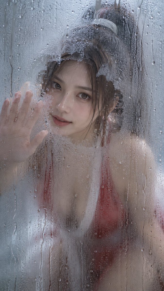 Character Behind Foggy Glass preview image