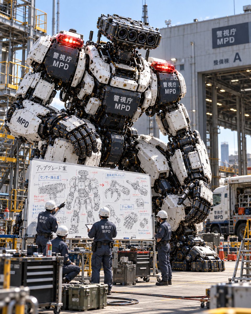 Giant Police Robot Maintenance Review preview image
