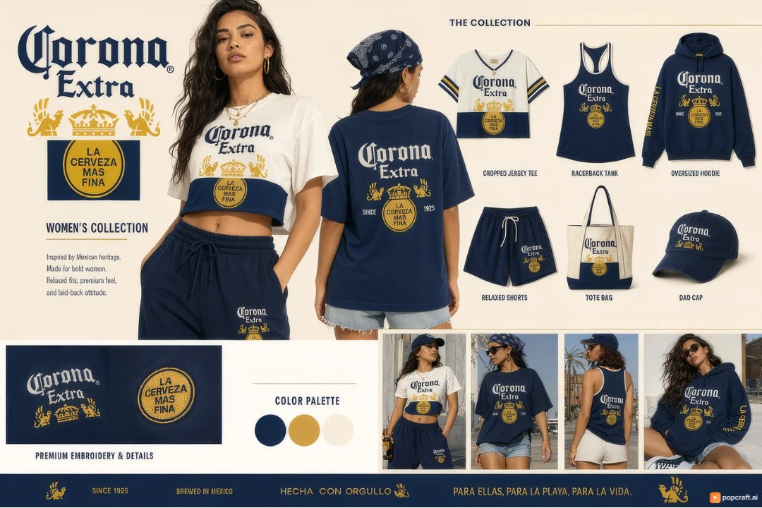 Corona Brand Fashion Concept Board preview image