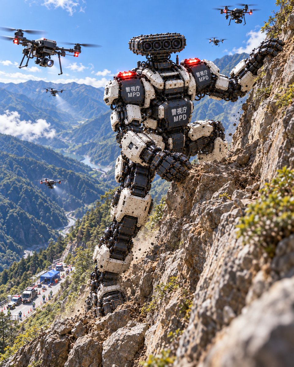 MPD Heavy Rescue Robot Climbing Mountain preview image