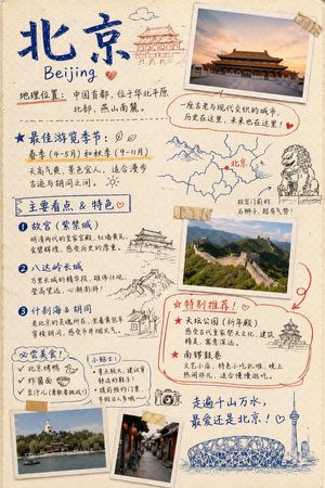 Travel journal style infographic preview image