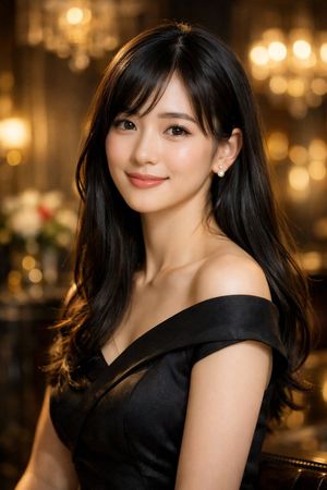 Elegant hyper-realistic female portrait preview image