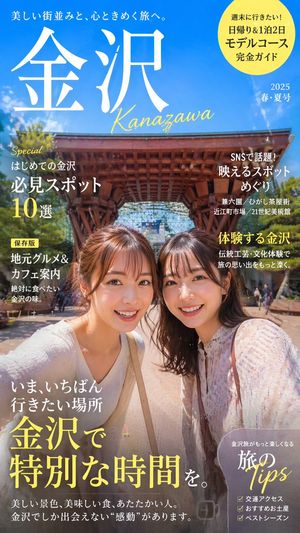 Geographically based travel magazine cover preview image