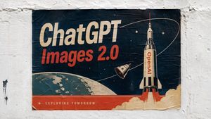 Retro ChatGPT Images 2.0 太空海报 preview image