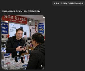 Foreign salesperson at a mobile phone store in a county town (preview image)