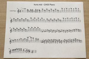 MIDI piano sheet music preview image