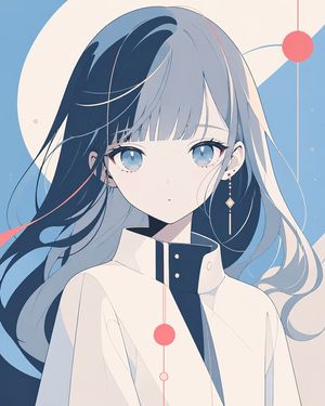 Minimalist Anime Portrait (Face Occlusion) Preview Image